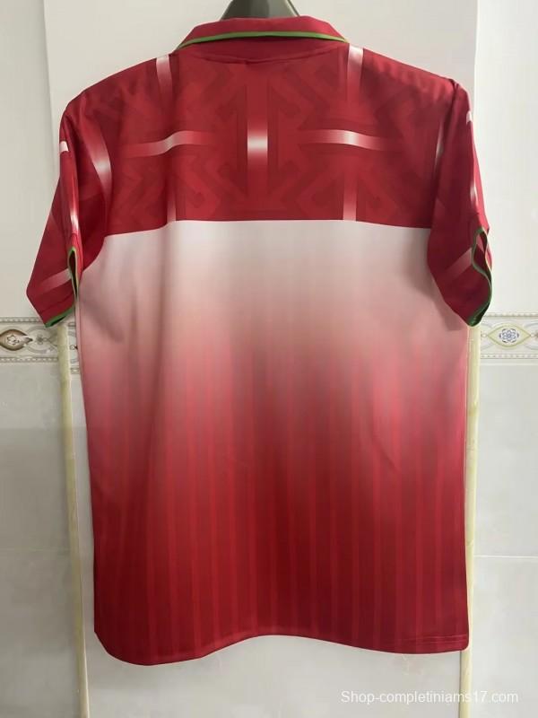 Retro 1994 Morocco Home Red Jersey