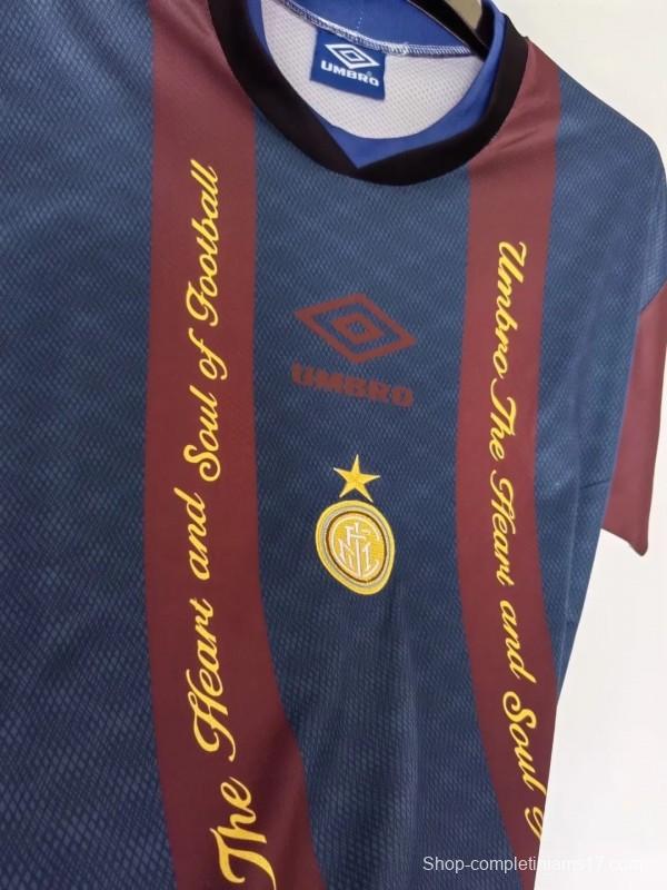 Retro 94/95 Inter Milan Training Jersey Wine Color Jersey