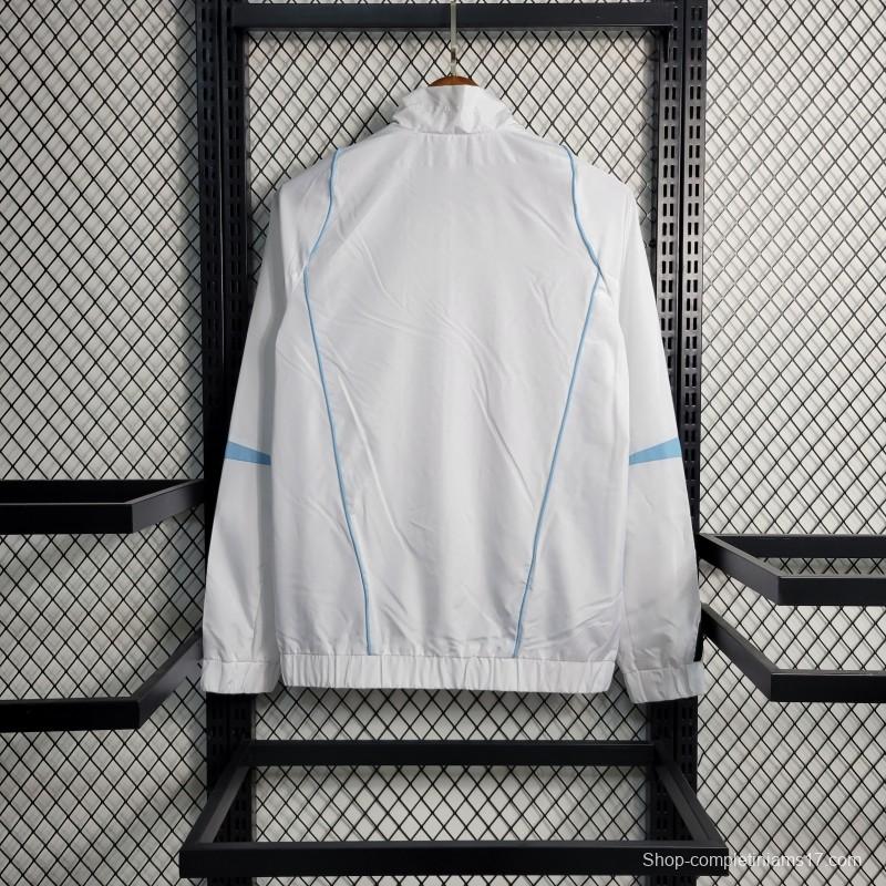 23-24 Sao Paulo White Windbreaker