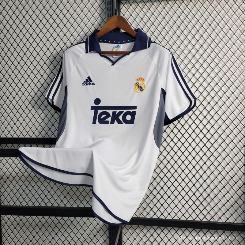 Retro 00-01 Real Madrid Home Jersey