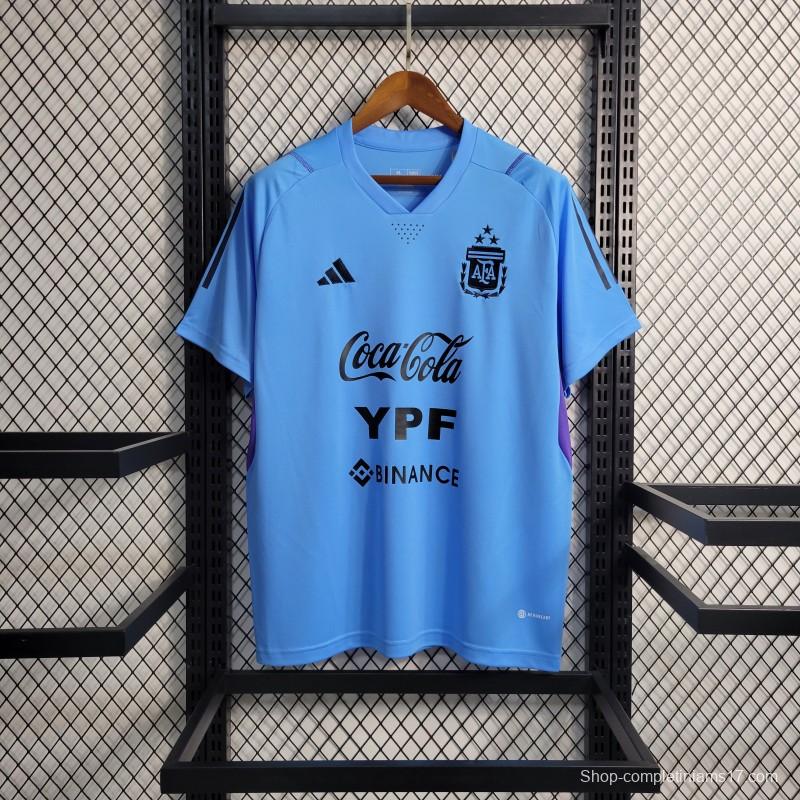 23-24 Argentina Blue Training Jersey