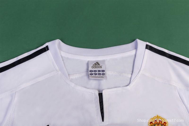 Retro 03/04 Real Madrid Home Jersey