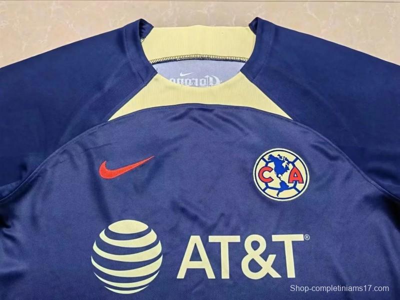 23/24 Club America Navy Training Jersey