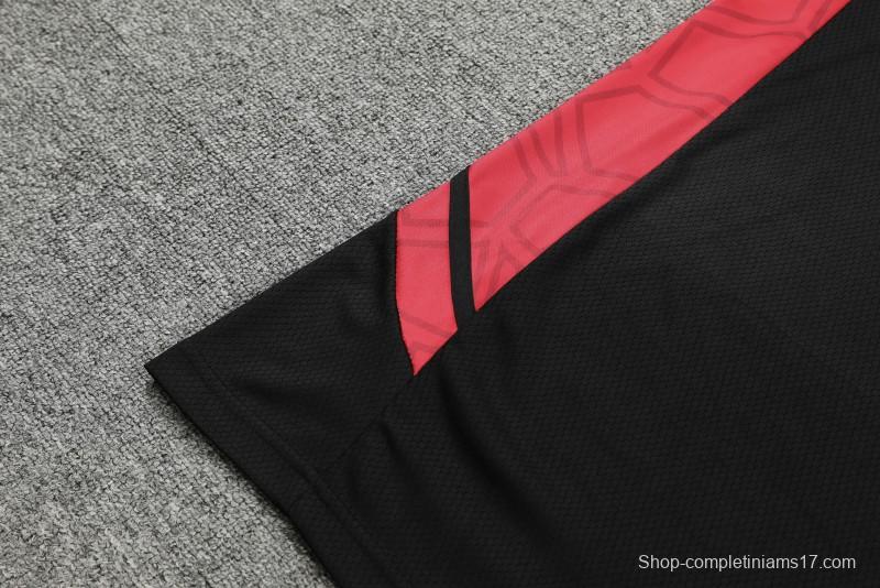 23-24 Bayern Munich Black Red Short Sleeve+Shorts