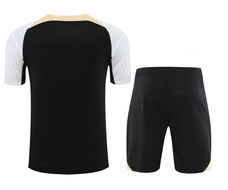 23-24 Chelsea White Black Short Sleeve+Shorts