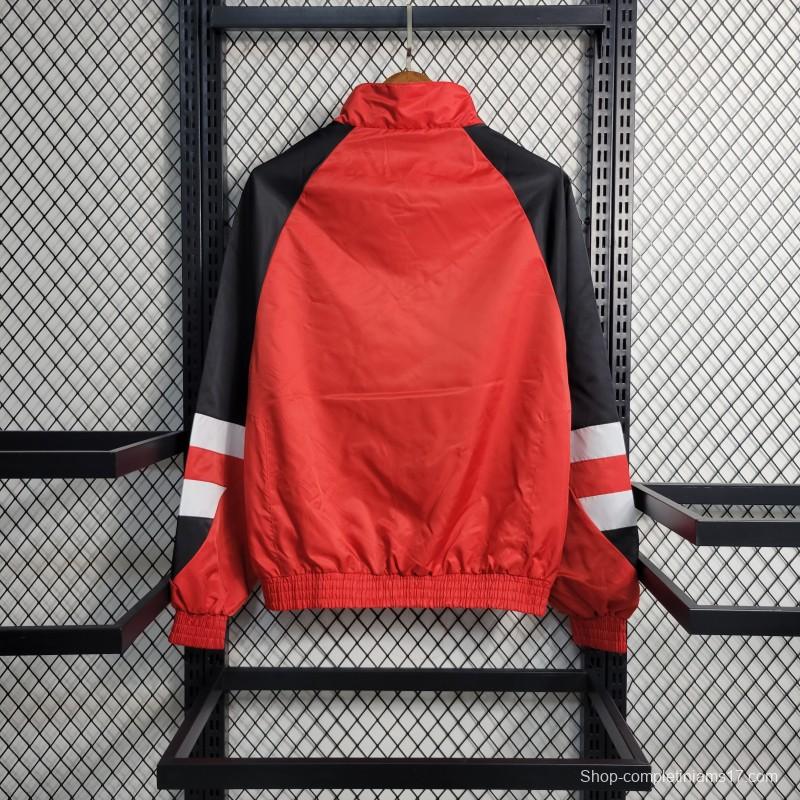 23-24 Juventus Red Windbreaker