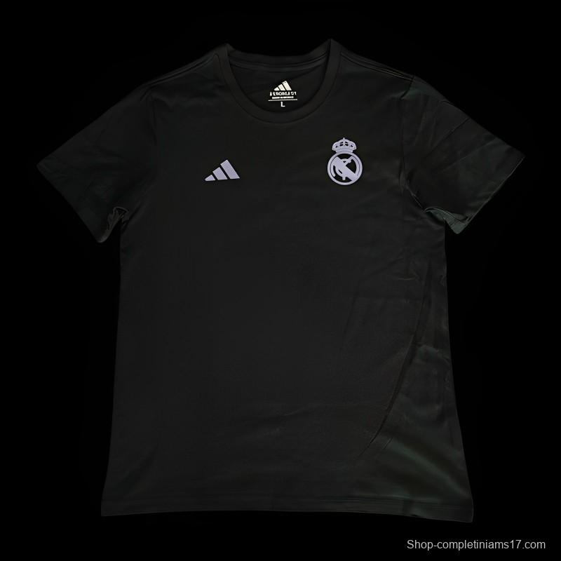 23/24 Real Madrid Copa Del Rey Finals Sevilia Black T-Shirt