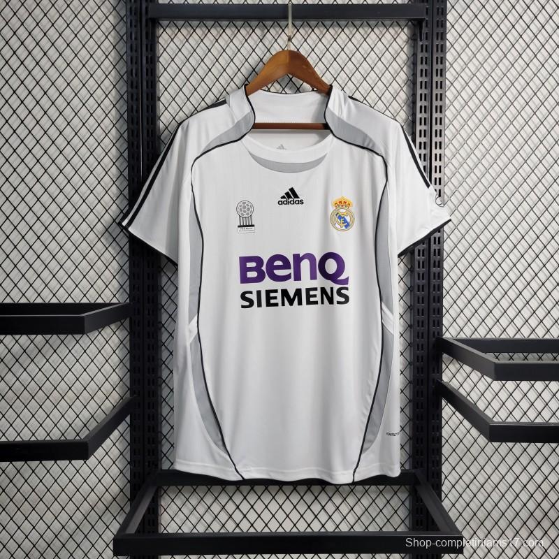 Retro 06/07 Real Madrid Home Jersey