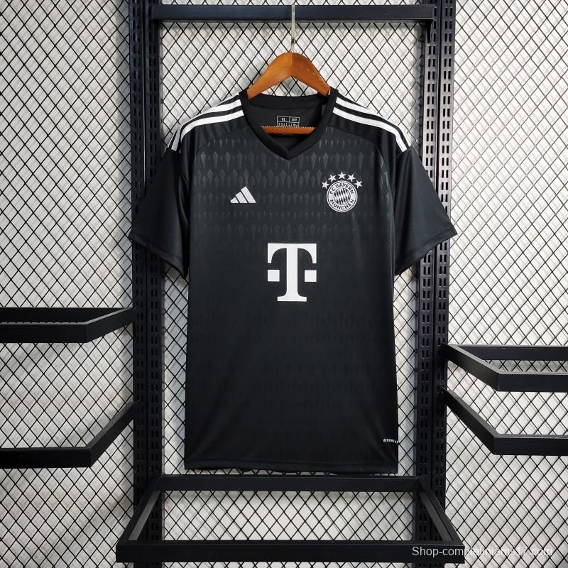 23-24 Bayern Munich Goalkeeper Black Jersey