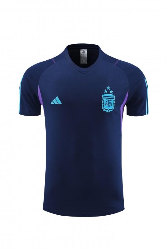 2023 Argentina Navy Short Sleeve+Shorts