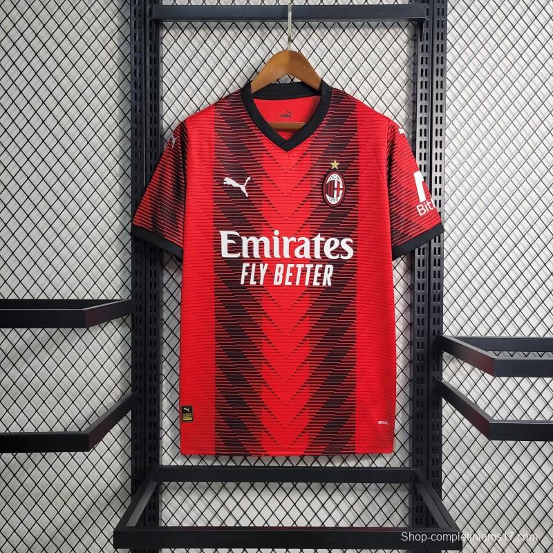 23-24 AC Milan Home Jersey