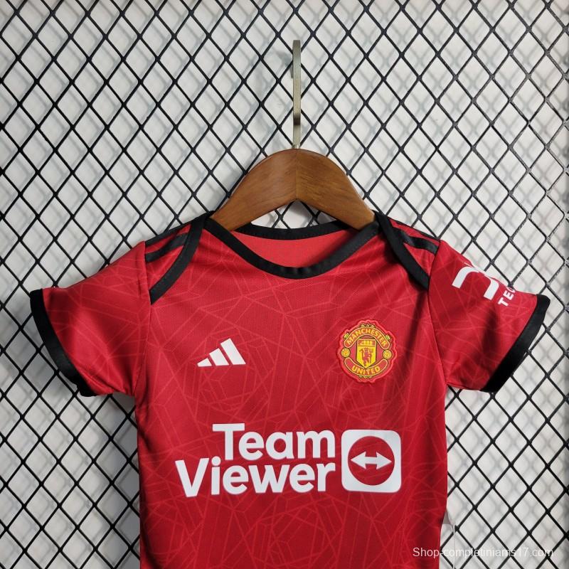 23-24 Baby Manchester United Home Jersey