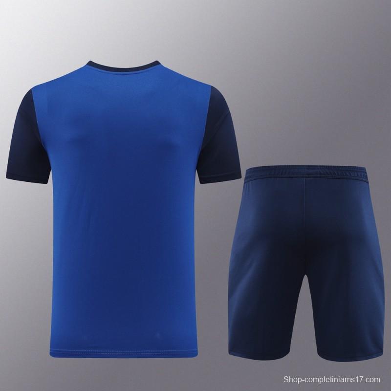 23/24 NIKE Black/Blue Red Short Sleeve Jersey+Pants