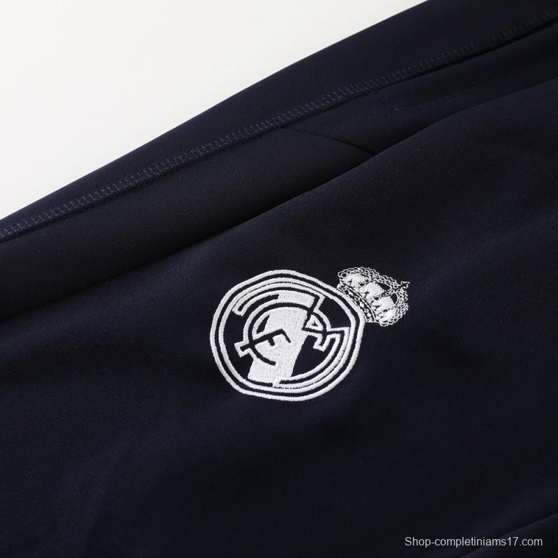 23/24 Real Madrid Navy Full Zipper Jacket+Pants