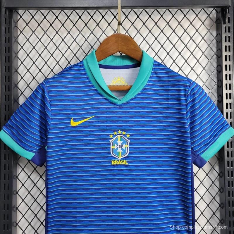 24/25 Kids Brazil Away Jersey