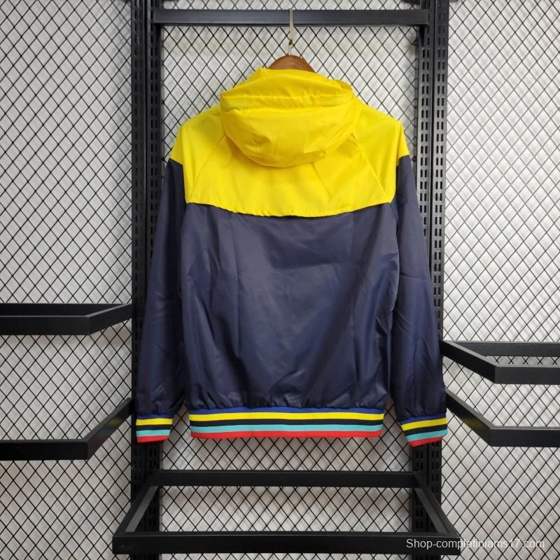 24/25 Chelsea  Navy/Yellow Windbreaker