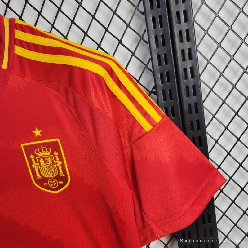 2024 Spain Home Jersey