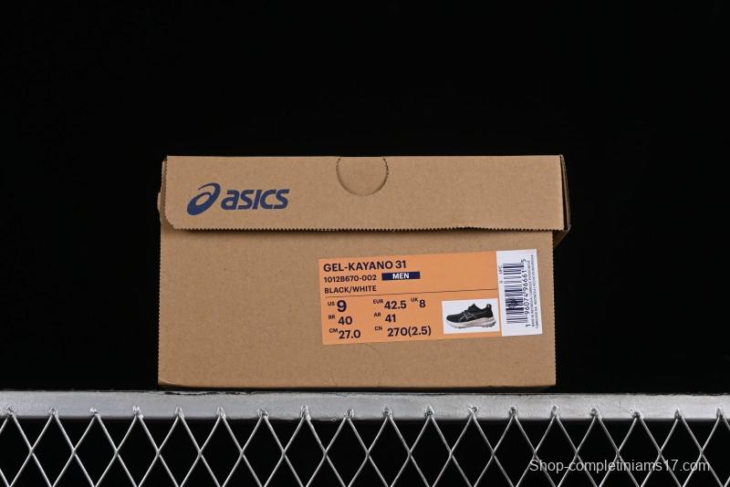 Asics Gel-Kayano 31 Running Shoes with GEL Cushioning and FLYTEFOAM BLAST Technology - 1012B670-002