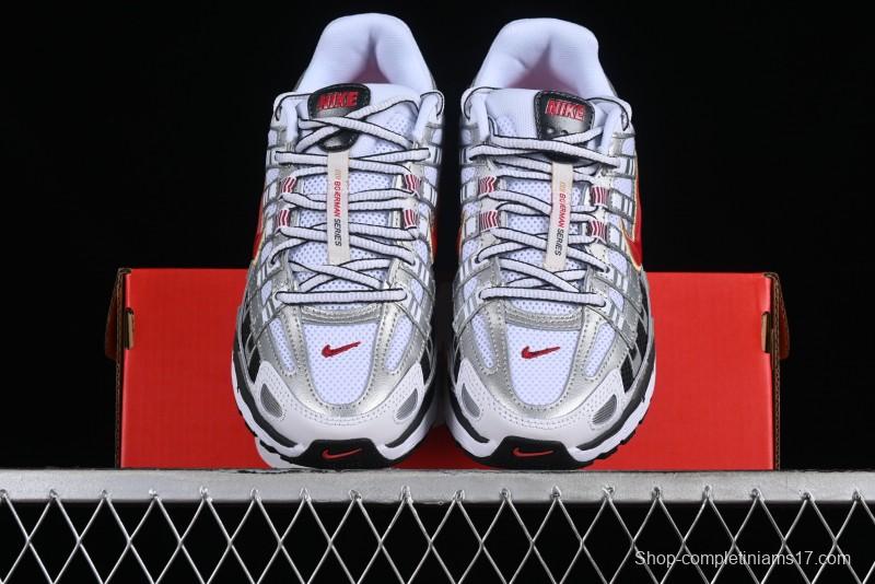 Nike P-6000 Retro Casual Sneakers Dad Shoes with Layered Design - BV1021-101