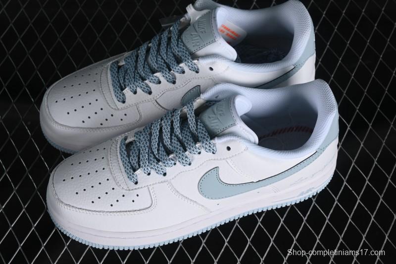 Nike Nocta x Nike Air Force 1 '07 Low "Certified Lover Boy" Ice Blue Classic Low-Top Casual Sneakers - LO1718-061