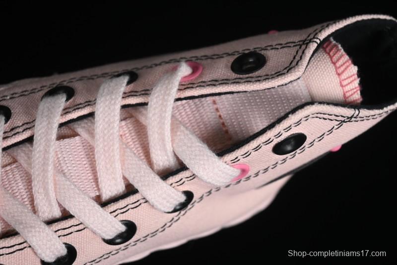 Converse Chuck 70s High Top Casual Sneakers in Black and Pink - A09541C