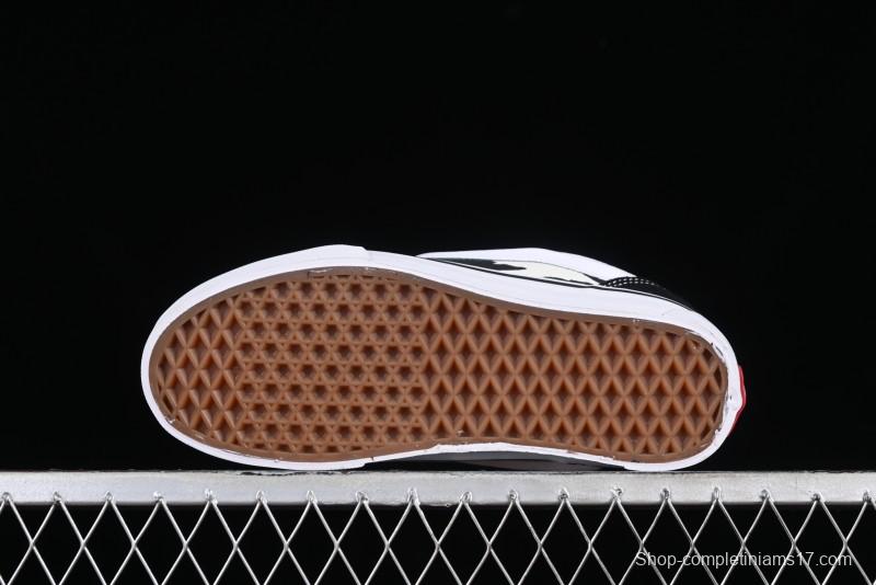 Vans Classics Knu Skool Cow Print Chunky Tongue Skate Shoes - VN0009QCB9P