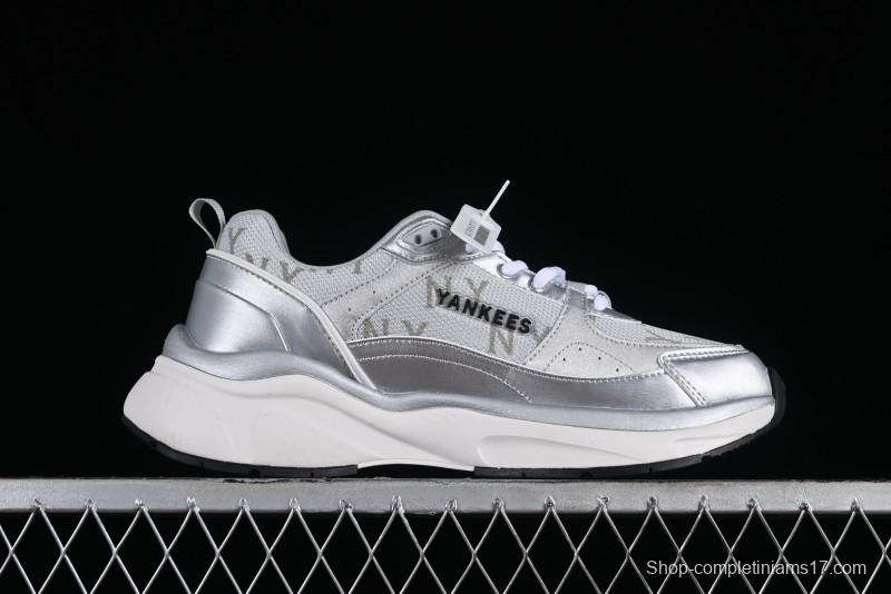 New York Yankees NY MLB Fast Ball Classic Monogram 24SS Retro Casual Running Shoes - 3ARNFSB4N50SS