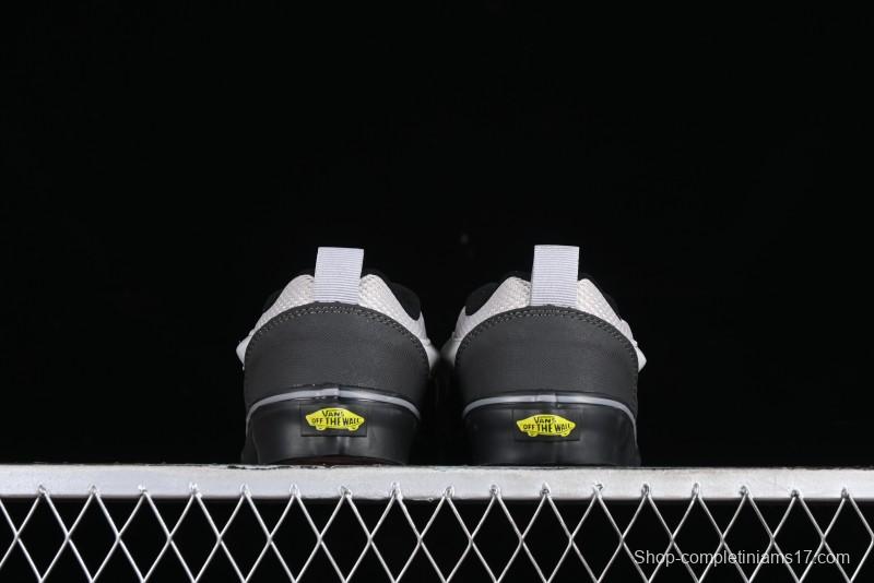 Vans OG Classic Slip-On Acid Wash Retro Grey Black Skate Shoes - VN0009QCGRY