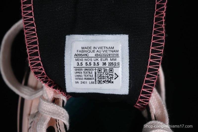 Converse Chuck 70s High Top Casual Sneakers in Black and Pink - A09541C