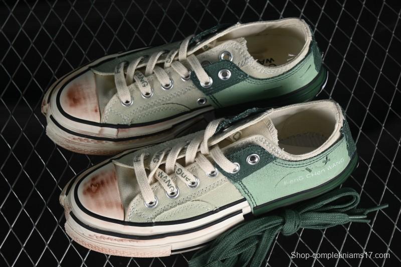 Feng Chen Wang Converse Chuck 70 Low Unisex Deconstructed Canvas Sneakers - A07636C
