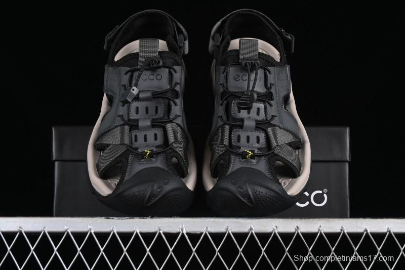 ECCO New Terrain Series Outdoor Closed-Toe Sandals Water Shoes with Breathable Design - 63890301002