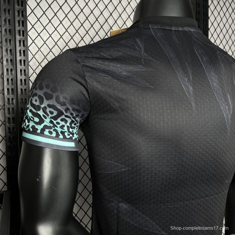 Player Version 2024 Brazil Pele Black Special Edition Jersey
