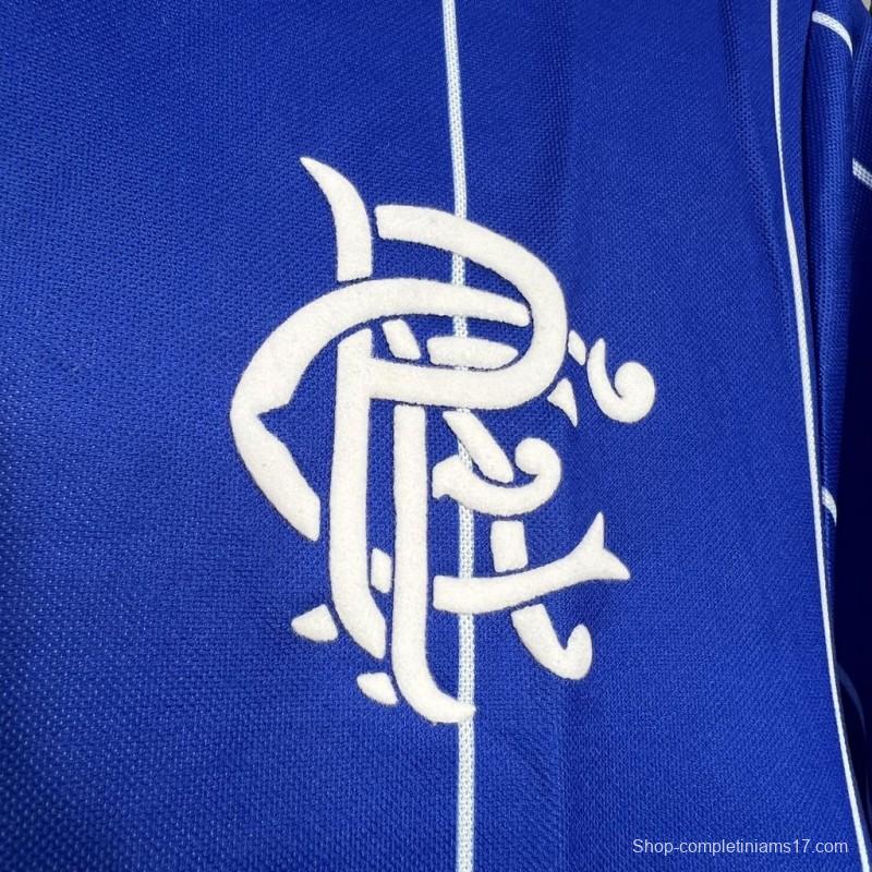 Retro 82/84 Glasgow Rangers Home Jersey