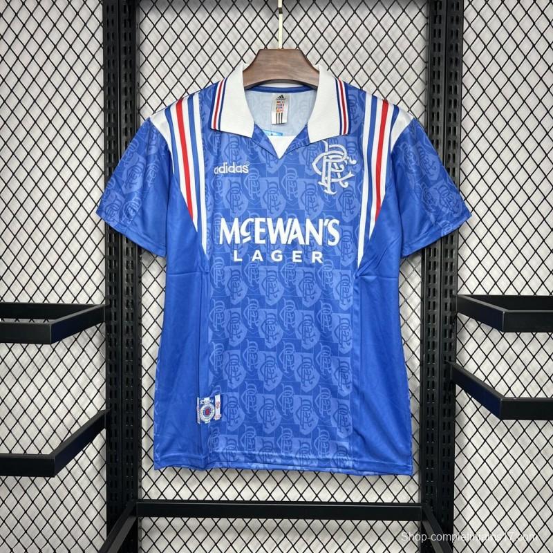 Retro 96/97 Glasgow Rangers Home Jersey