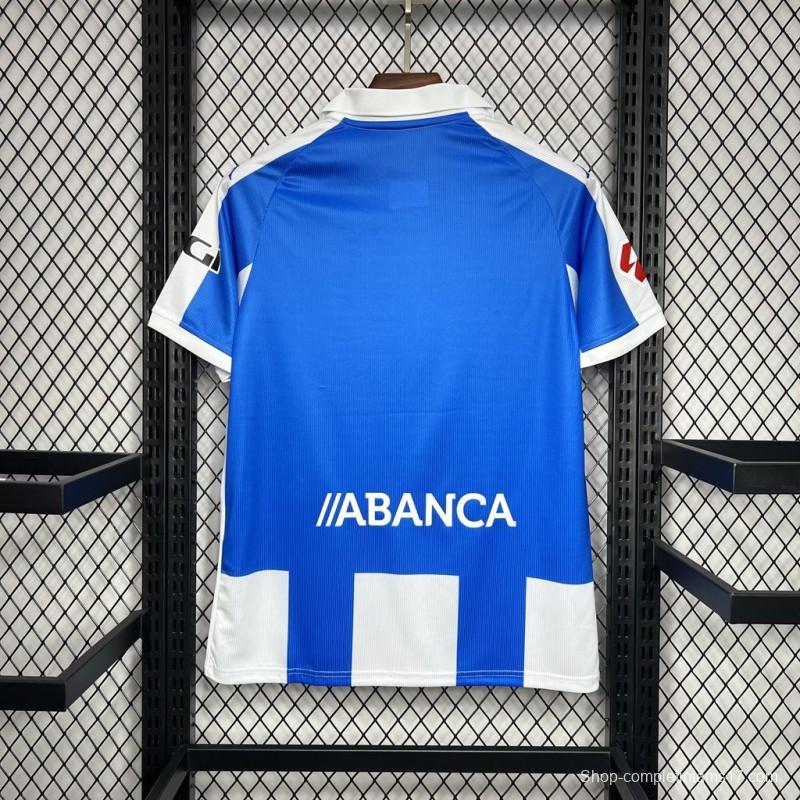 24/25 Deportivo De La Coruna Home Jersey