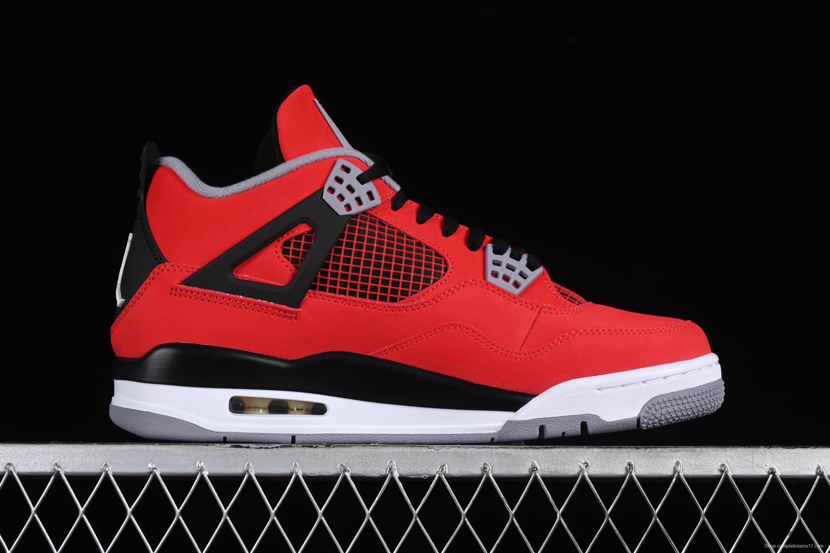 Nike Air Jordan 4 Retro "Toro Bravo" Basketball Shoes - 308497-603