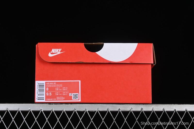 Nike Air Max 90 Retro Running Shoes with Air Cushion Technology - CN8490-100