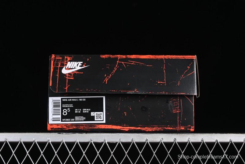 Nike Air Max 1 Premium Retro Running Shoes with Half-Sole Air Cushion - HF2903-100