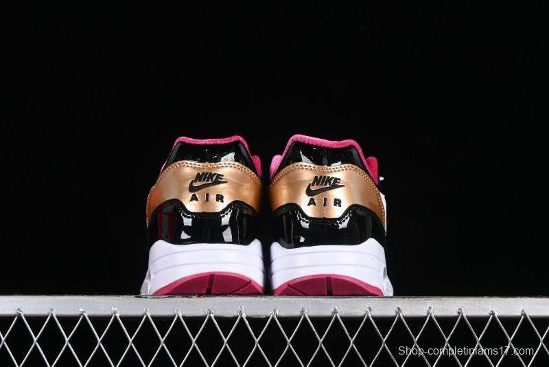 Nike Air Max 1 Retro Running Shoes with Half-Sole Air Cushion - HJ3966-110