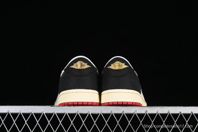 Nike Trophy Room x Jordan 1 Low OG "Away" Casual Sneakers - FN0432-100