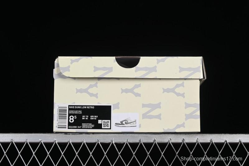 Nike SB Dunk Low MLB Collaboration - Grey Denim Anniversary Custom Low-Top Casual Skate Shoes - DQ1098-347