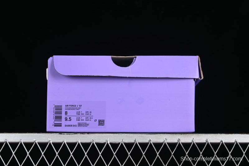 Nike Air Force 1 '07 Low BAPE Collaboration - White Black Camo Casual Sneakers - BA8806-845