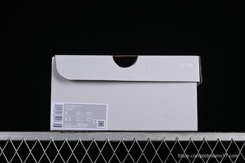 Nike Air Force 1 '07 Low Casual Sneakers with Double Swoosh Design - DD8959-100