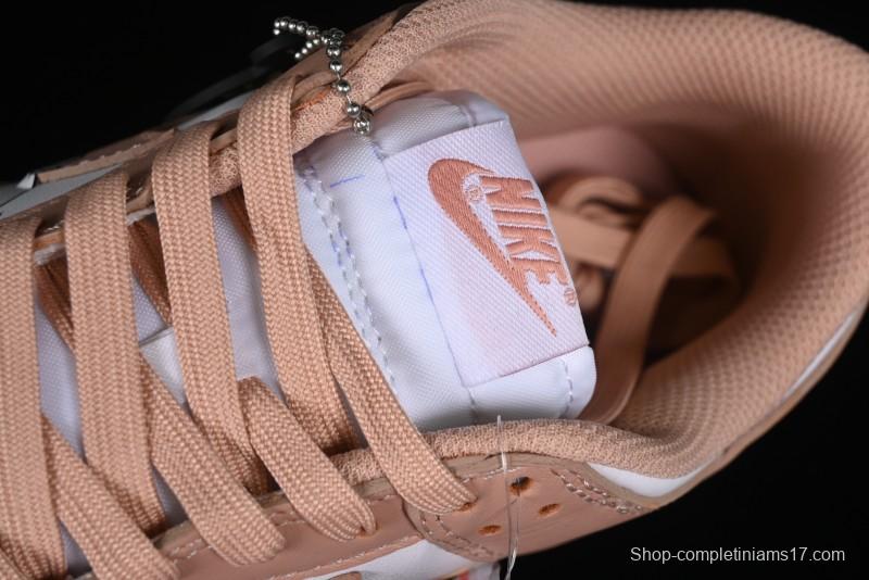 Nike Dunk Low SB Casual Sneakers with Knit Cat and Rose Pink Design - DD1503-118