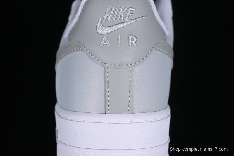 Nike Air Force 1 '07 Low Customized Anime Theme Gradient Grey Swoosh Casual Sneakers - FN0366-102