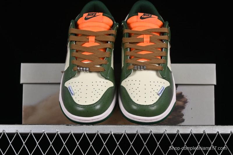 Nike Dunk Low Panda Prank Street Racing Lightyear Distressed SB Strap Low-Top Casual Sneakers - DD1391-300