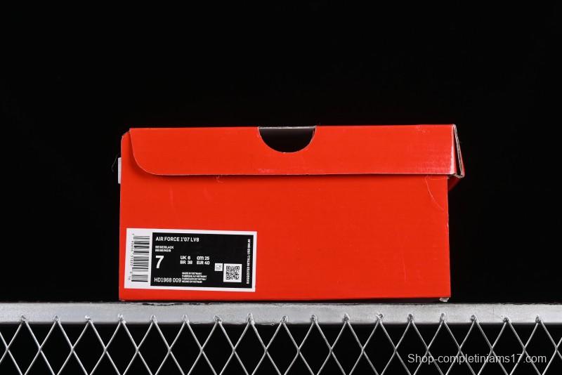 Supreme x Nike Air Force 1 '07 Low Casual Skate Shoes with Zoom Air Cushion - HD1968-009