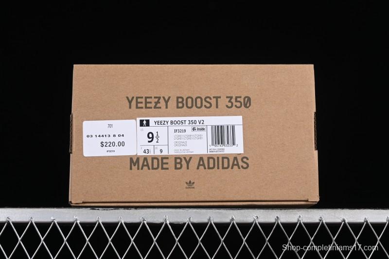 Adidas Yeezy 350 Boost V2 Running Shoes with Space Ash Colorway - IF3219