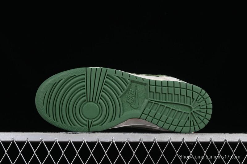 Stussy x Nike SB Dunk Low Retro Premium Casual Sneakers - DQ1098-340