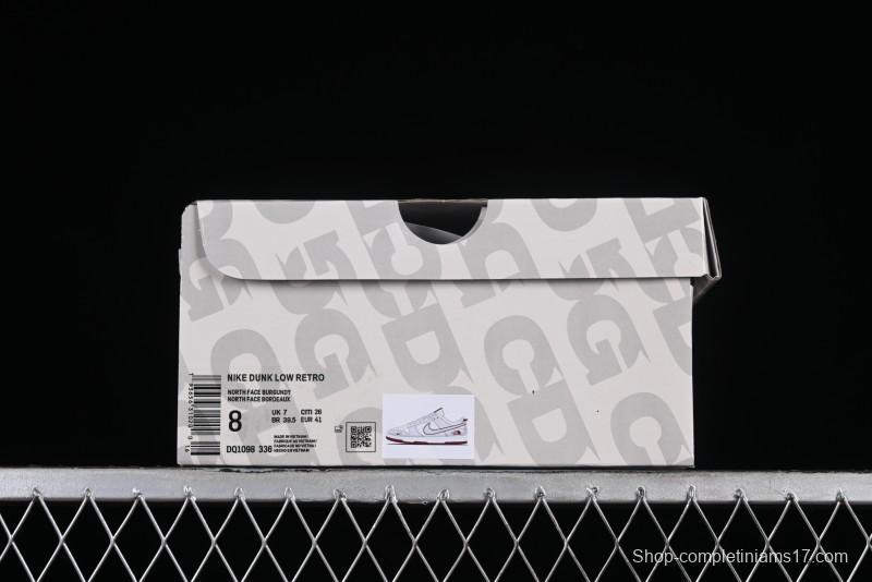 Nike Dunk Low The North Face CDG Collaboration - Grey Skateboard Shoes - DQ1098-336